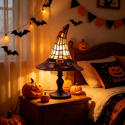 Willow Lane Handcrafted Witch Hat Lamp